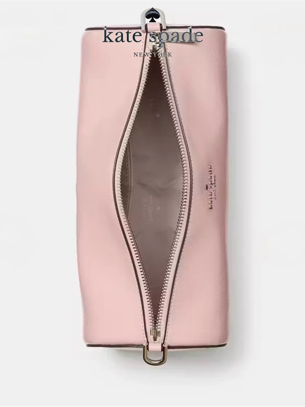 kate spade New York Roulette Glazed Leather Medium Shoulder Bag Tutu Pink NWT